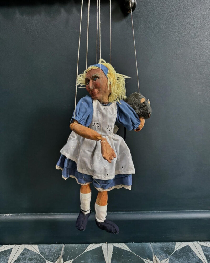 Folk Art Alice in Wonderland Puppets - Image 4