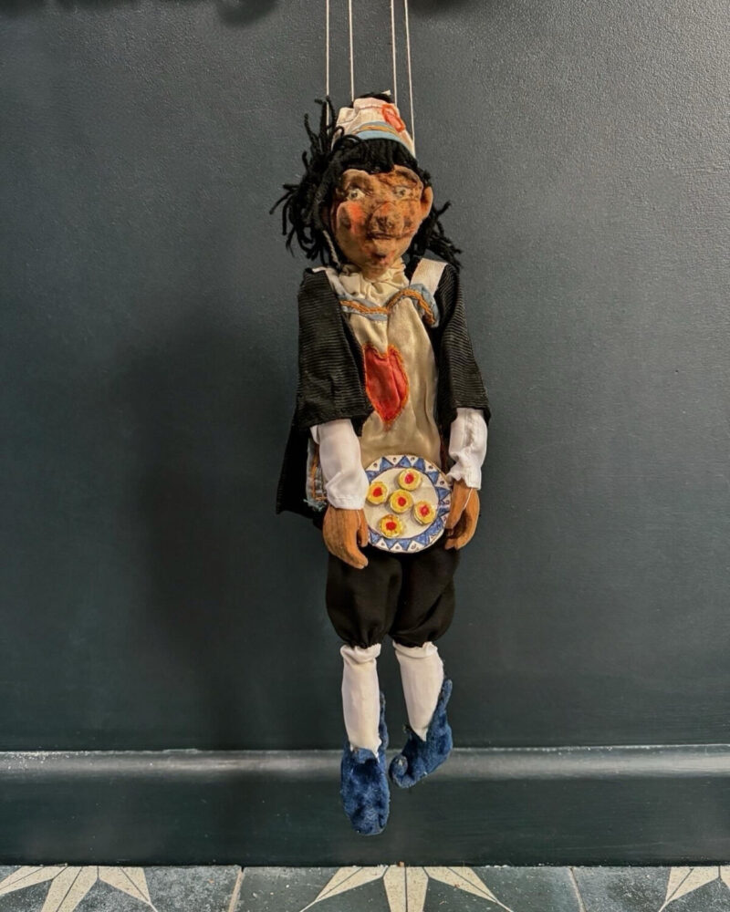 Folk Art Alice in Wonderland Puppets - Image 8