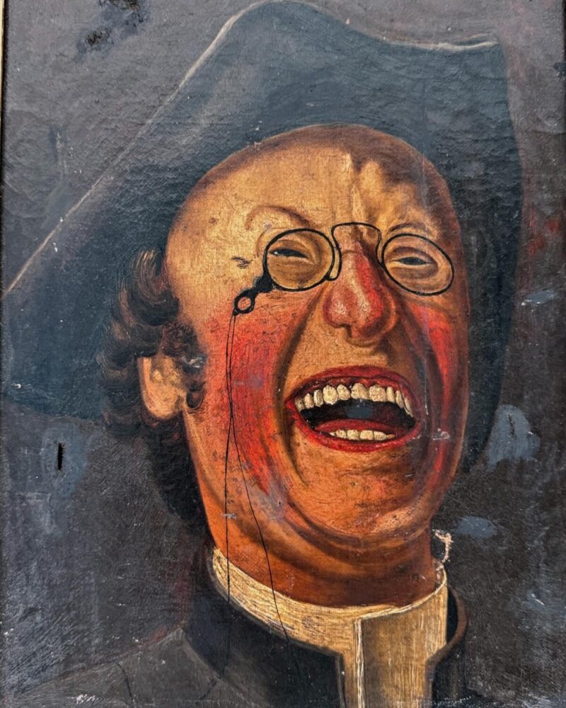 Victorian Oil Painting ‘The Laughing Gentlemen’ - Image 4