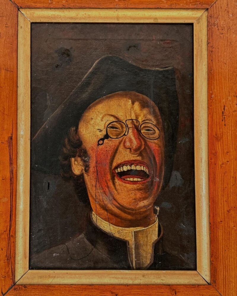 Victorian Oil Painting ‘The Laughing Gentlemen’ - Image 2