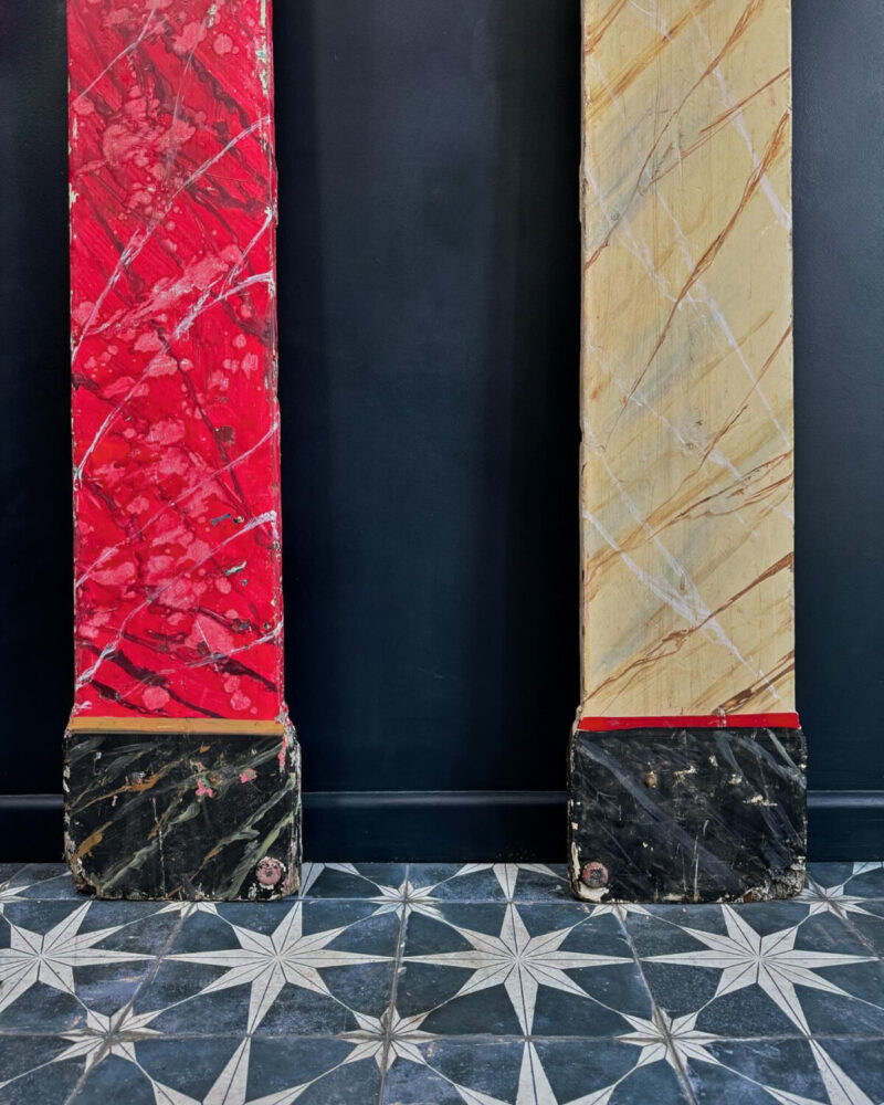 Pair of Painted Fairground Columns - Image 5