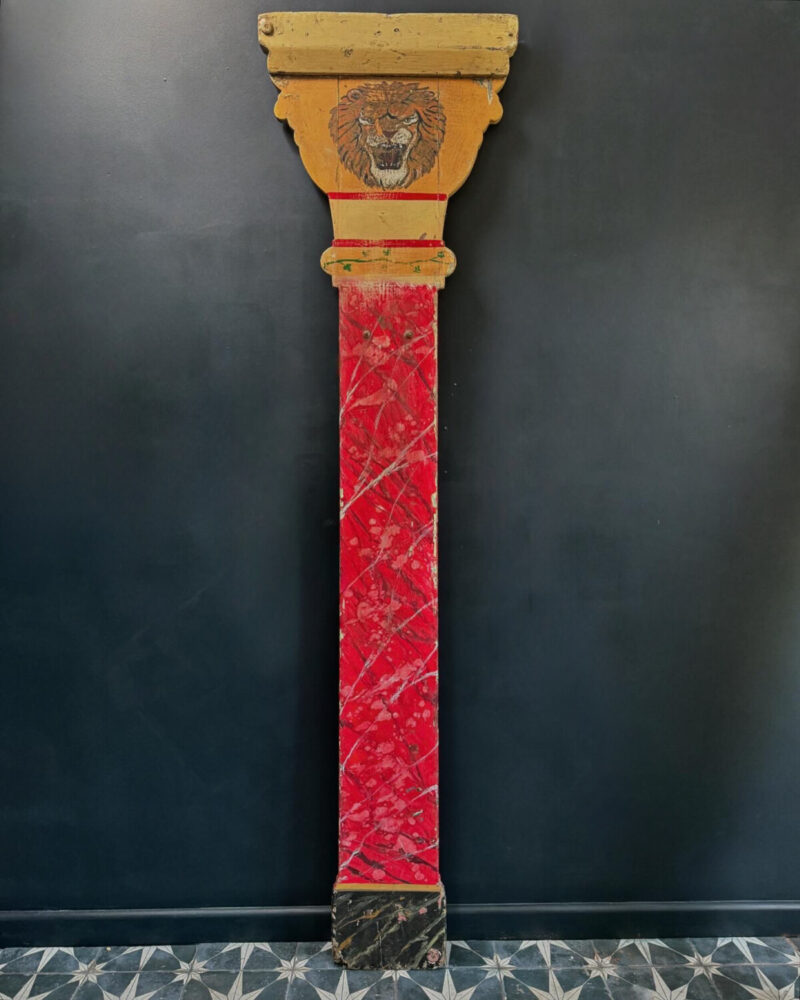 Pair of Painted Fairground Columns - Image 6