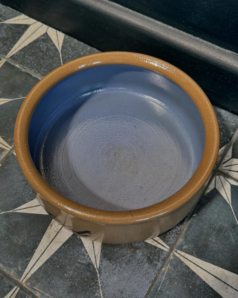 Vintage Stoneware ‘Beast’ Dog Bowls - Image 8