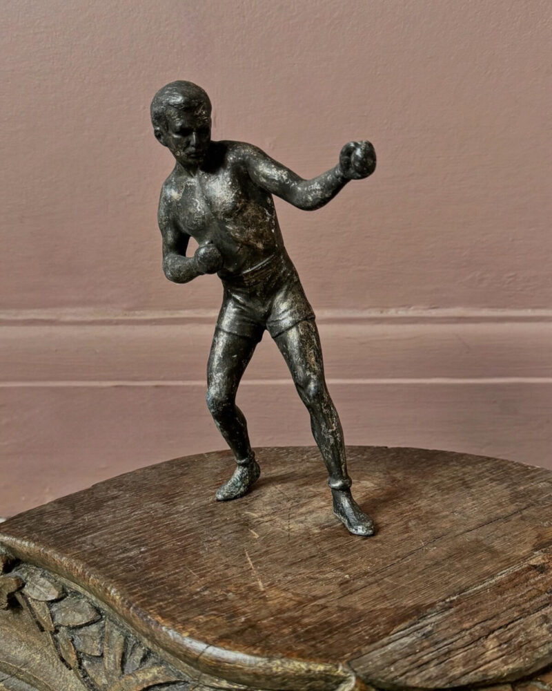 Pair of Antique Boxing Figures - Image 3
