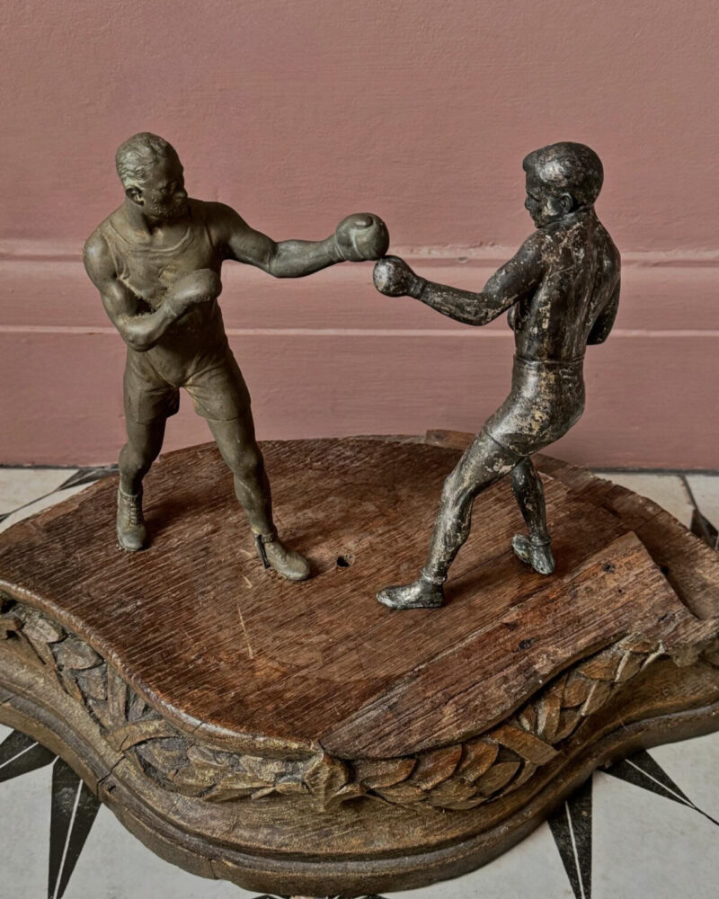 Pair of Antique Boxing Figures - Image 8