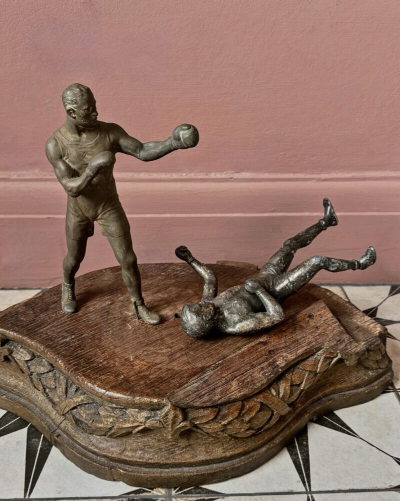 Pair of Antique Boxing Figures - Image 10