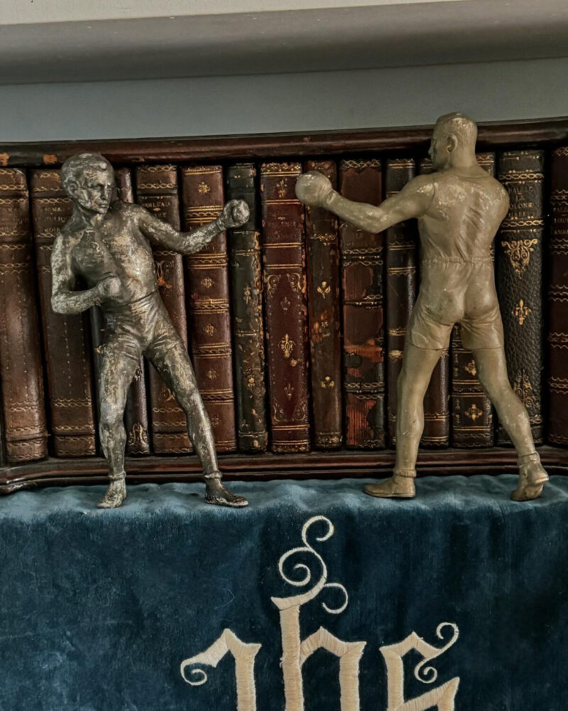 Pair of Antique Boxing Figures - Image 9