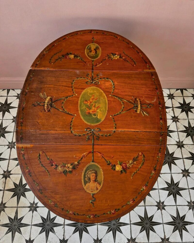 Sheraton Revival Drop Leaf Table - Image 14