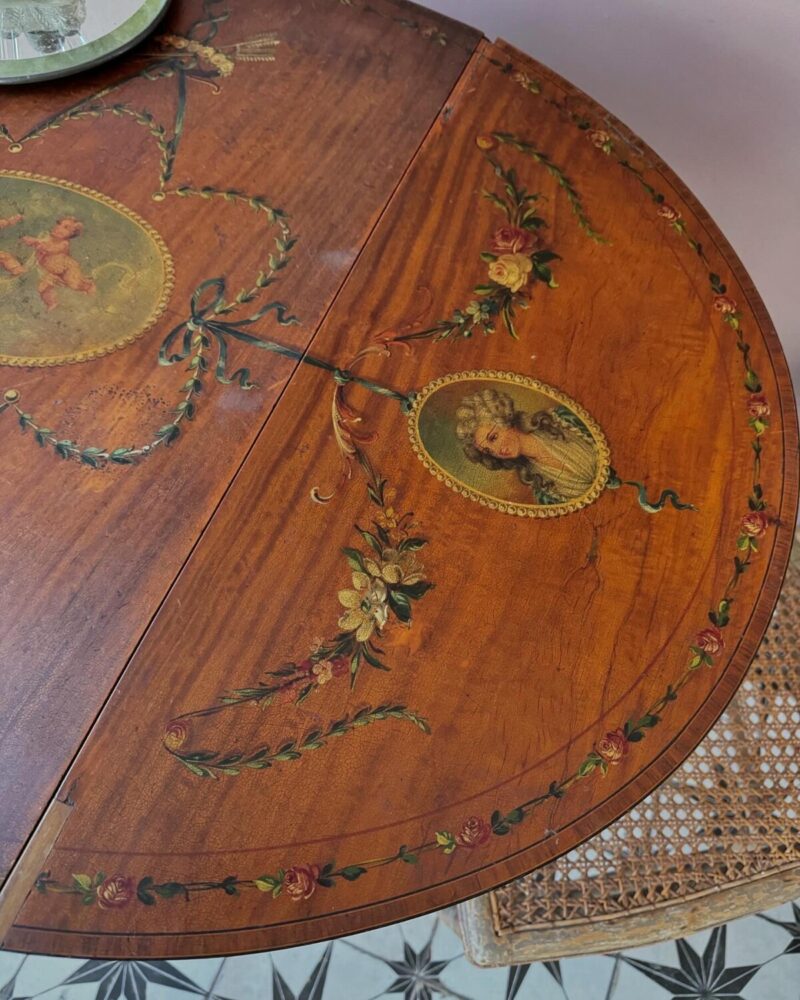 Sheraton Revival Drop Leaf Table - Image 7