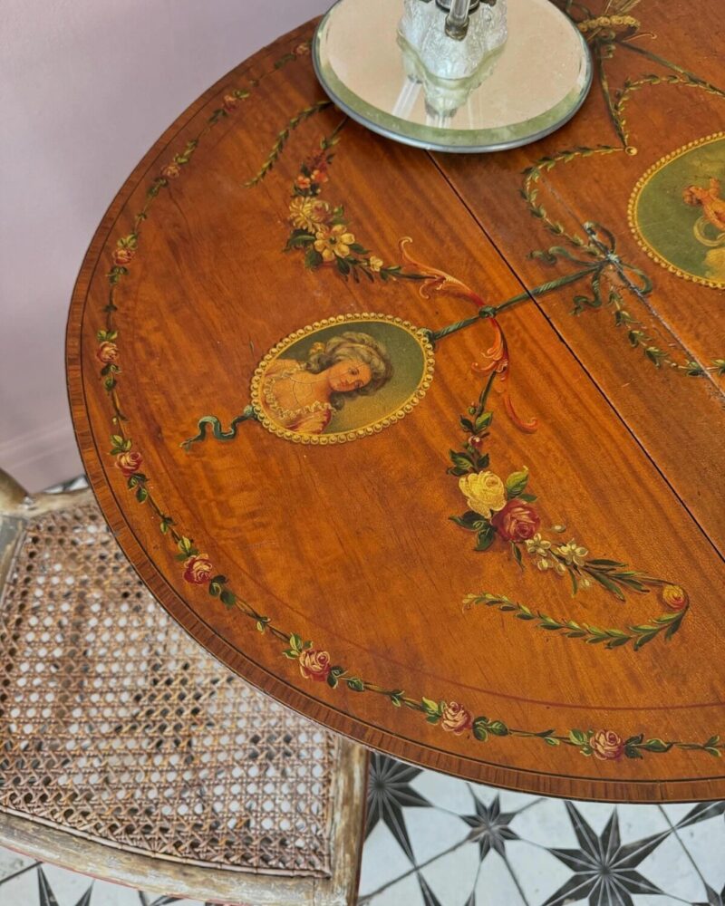 Sheraton Revival Drop Leaf Table - Image 9