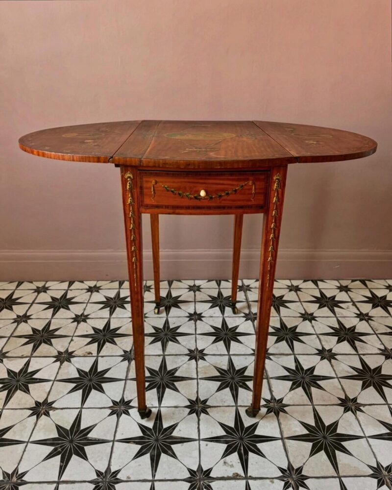 Sheraton Revival Drop Leaf Table - Image 11