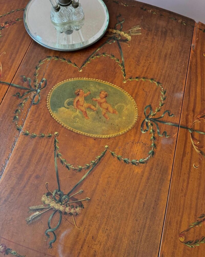 Sheraton Revival Drop Leaf Table - Image 5