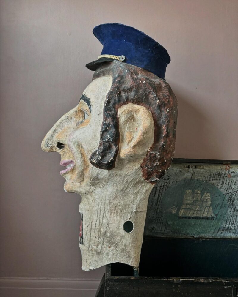 French Sailor Papier-Mache Carnival Head - Image 3