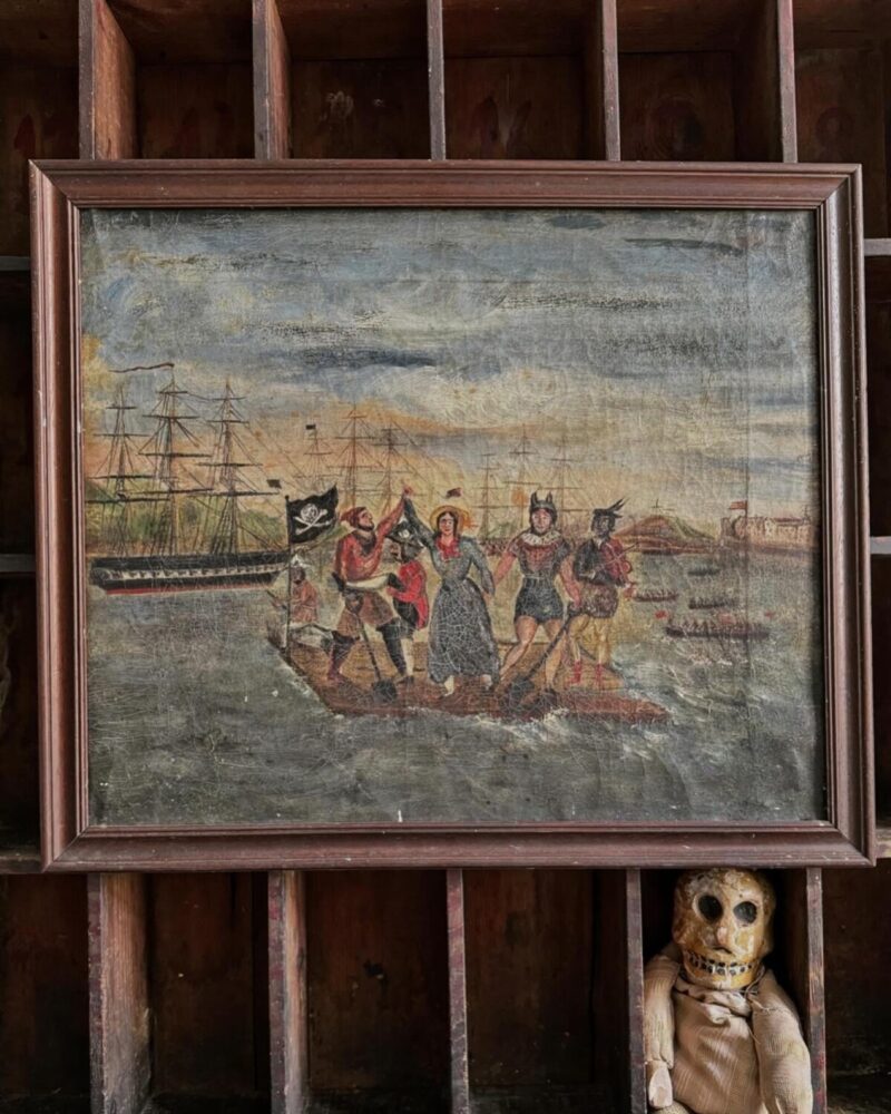 Naive Oil Painting ‘Pirates’