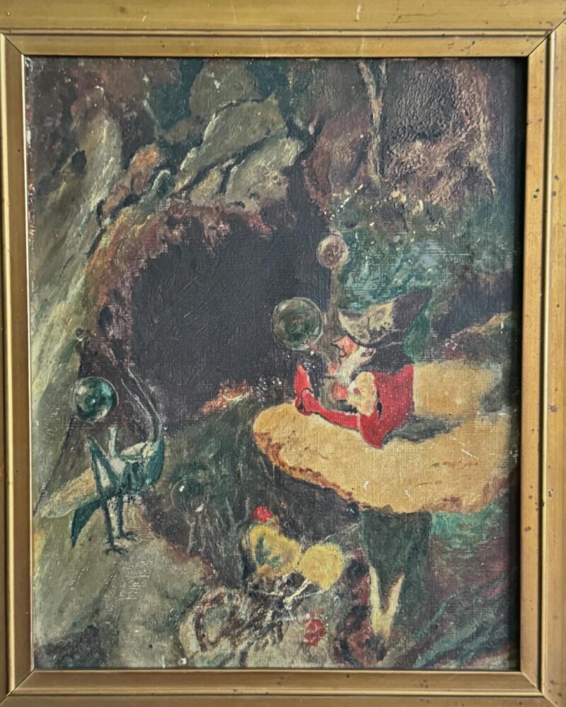 Naive Oil Painting of a Gnome - Image 2