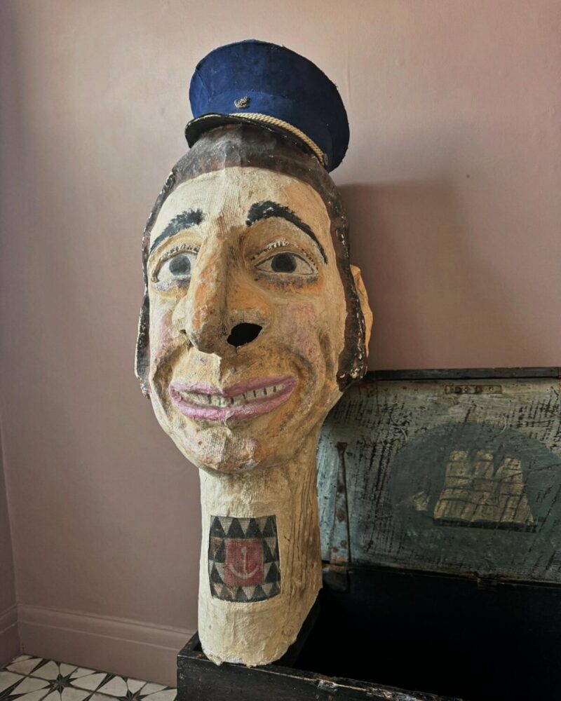 French Sailor Papier-Mache Carnival Head - Image 10