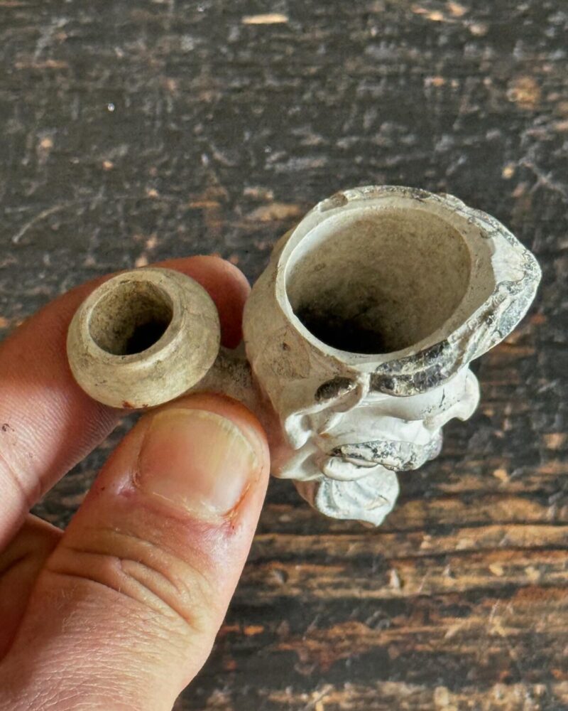 Devil Head Clay Pipe - Image 4