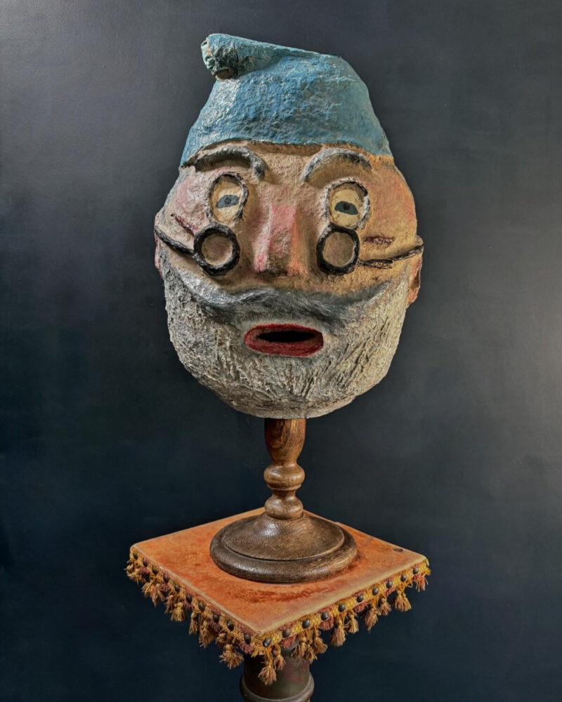 Folk Art Papier-Mache Mr. Smee Mask