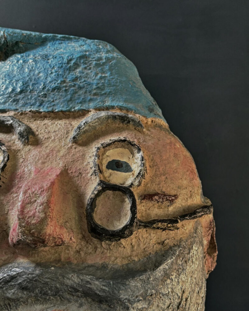 Folk Art Papier-Mache Mr. Smee Mask - Image 6