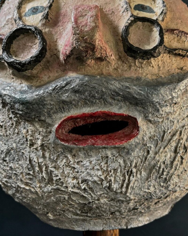 Folk Art Papier-Mache Mr. Smee Mask - Image 9
