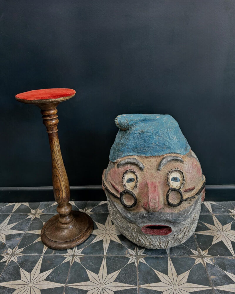Folk Art Papier-Mache Mr. Smee Mask - Image 11