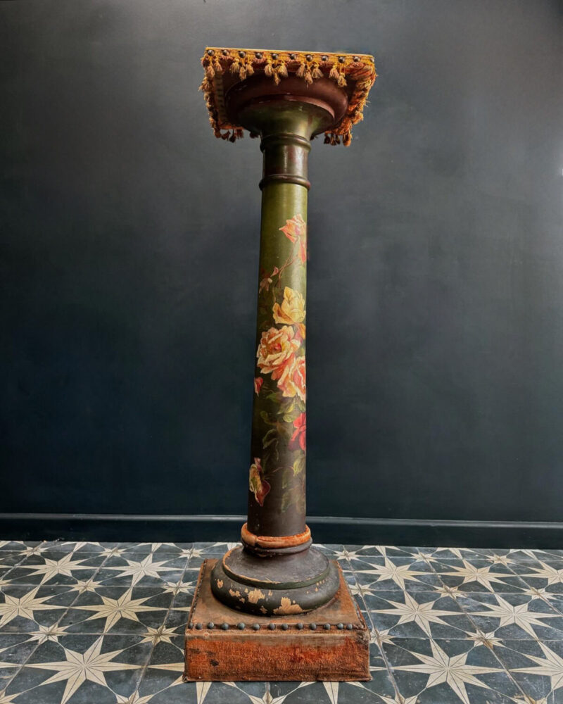 Victorian Painted Pedestal - Image 3