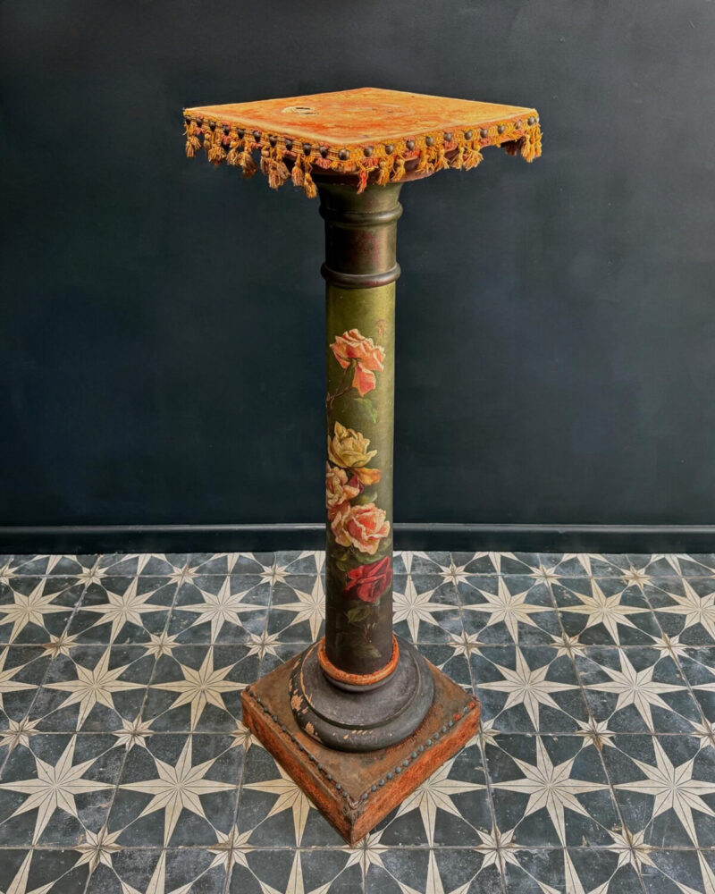 Victorian Painted Pedestal - Image 4