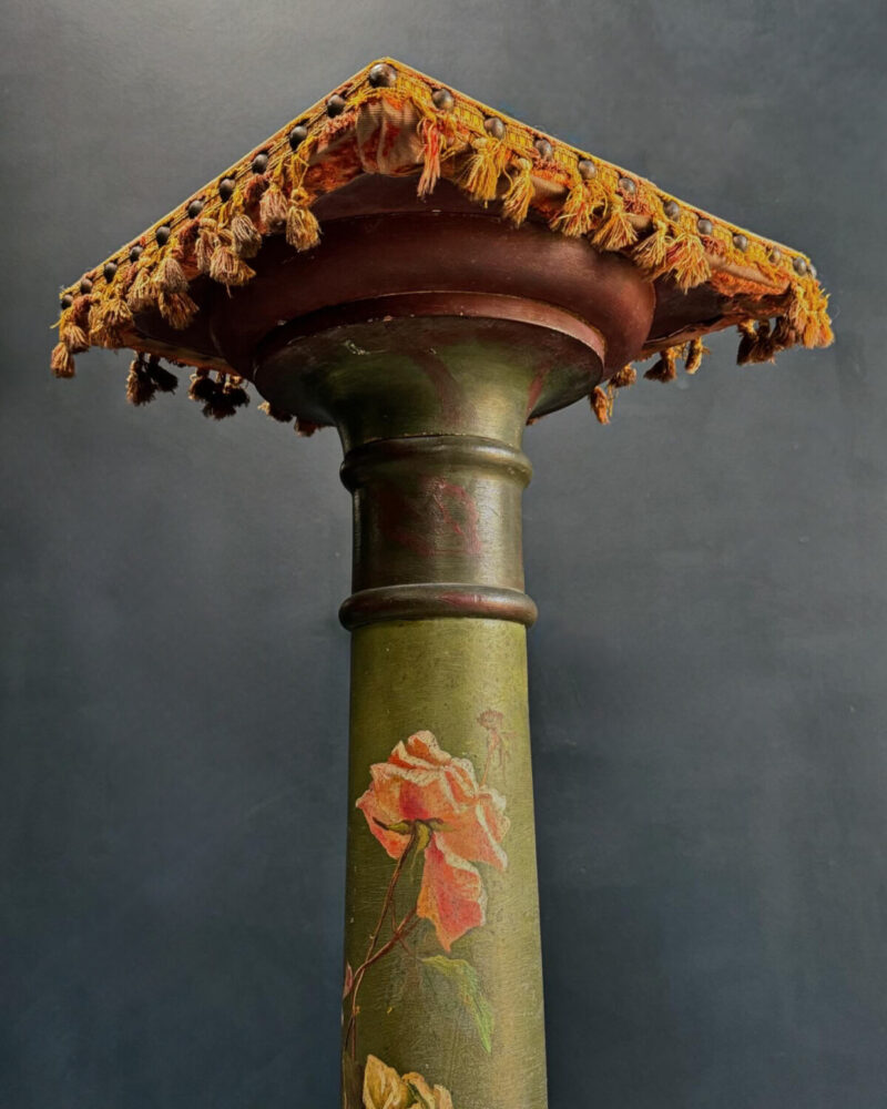 Victorian Painted Pedestal - Image 8
