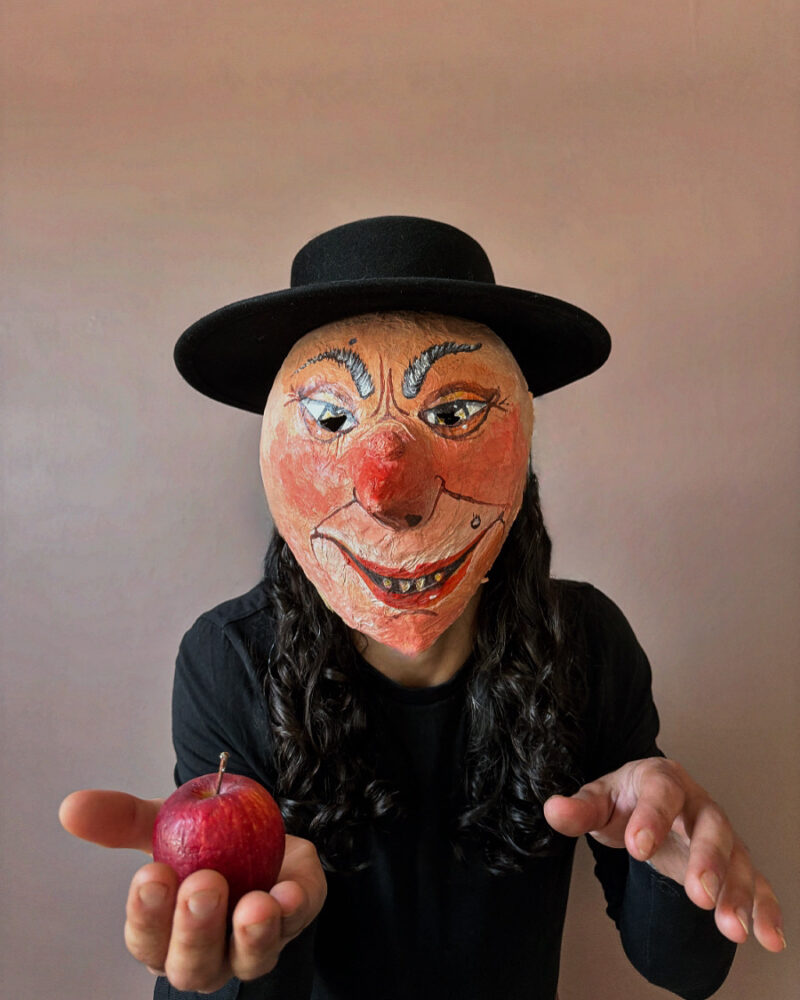 Paper-Mache Witch Mask