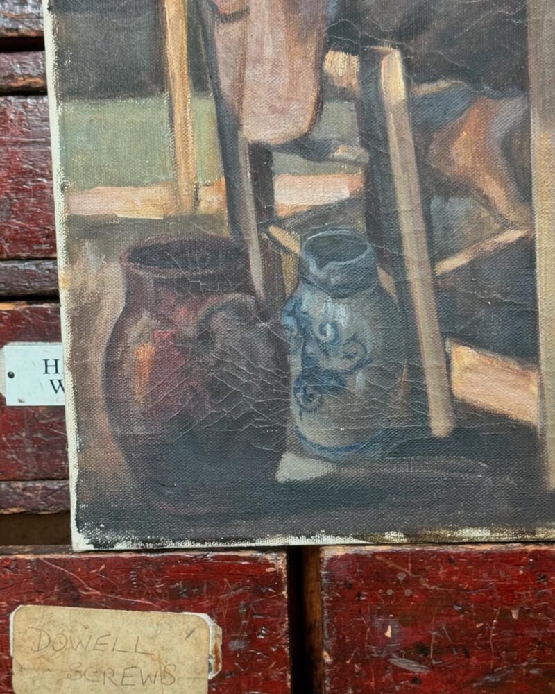 ‘The Cheats’ Oil Painting - Image 8