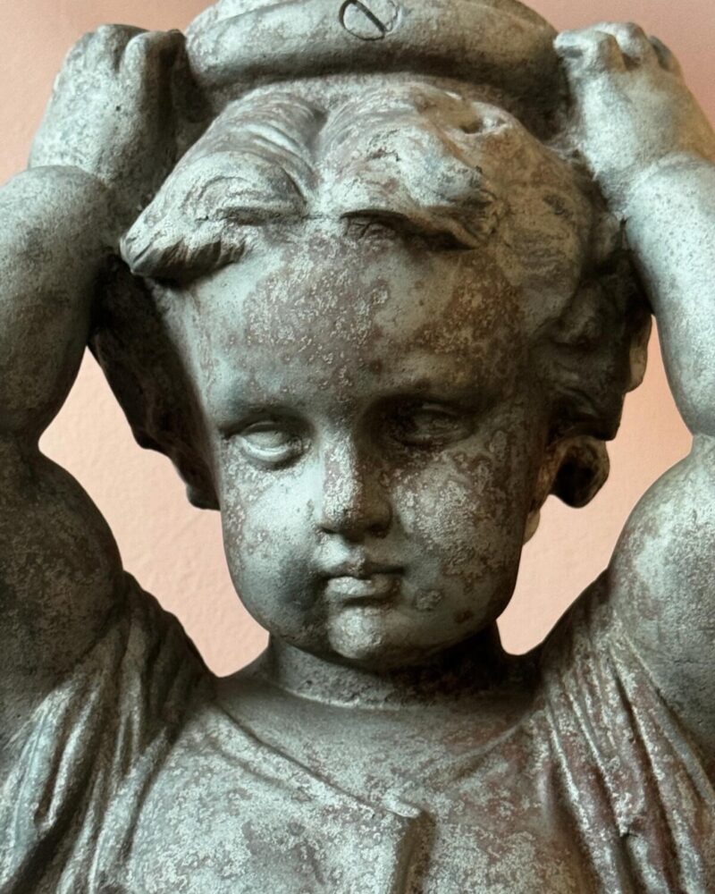 Cast Putti Statue - Image 5