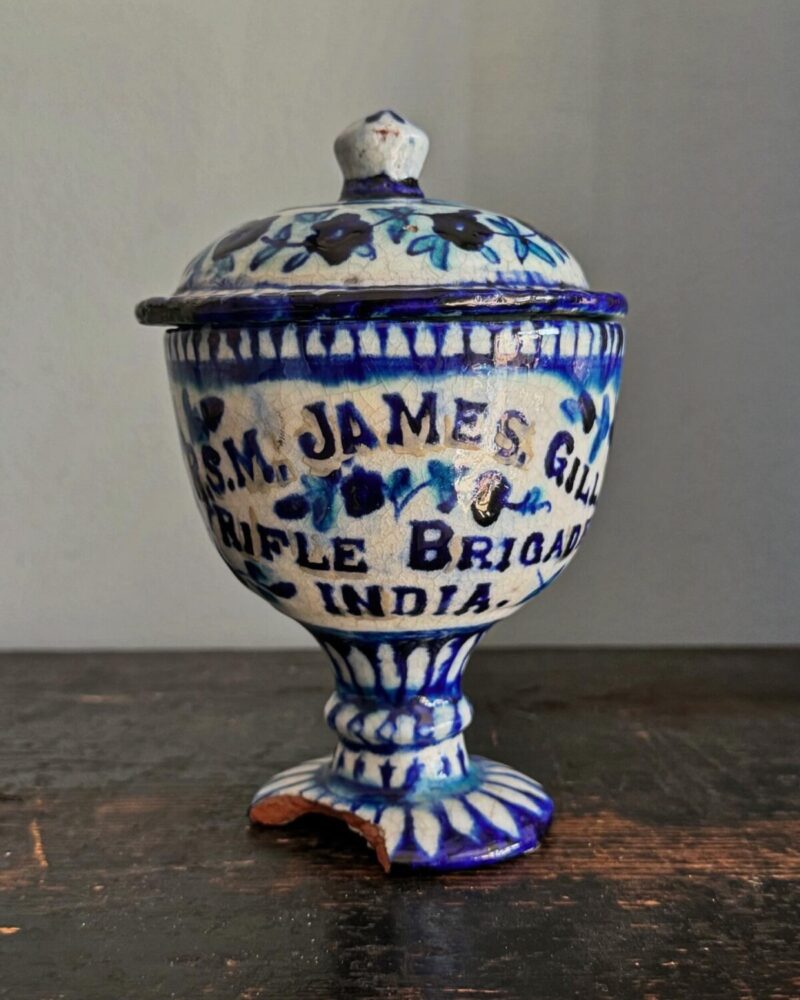 James Gill Rifle Brigade Lidded Jar - Image 2