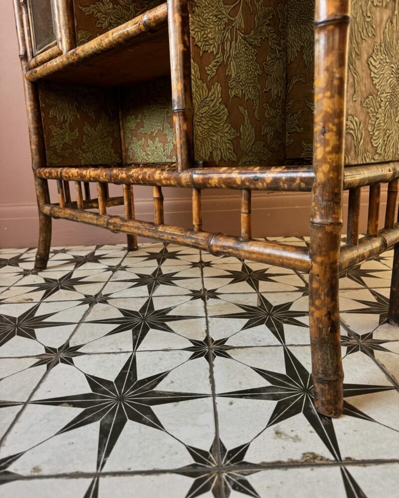 Victorian Chinoiserie Bamboo Cabinet - Image 13