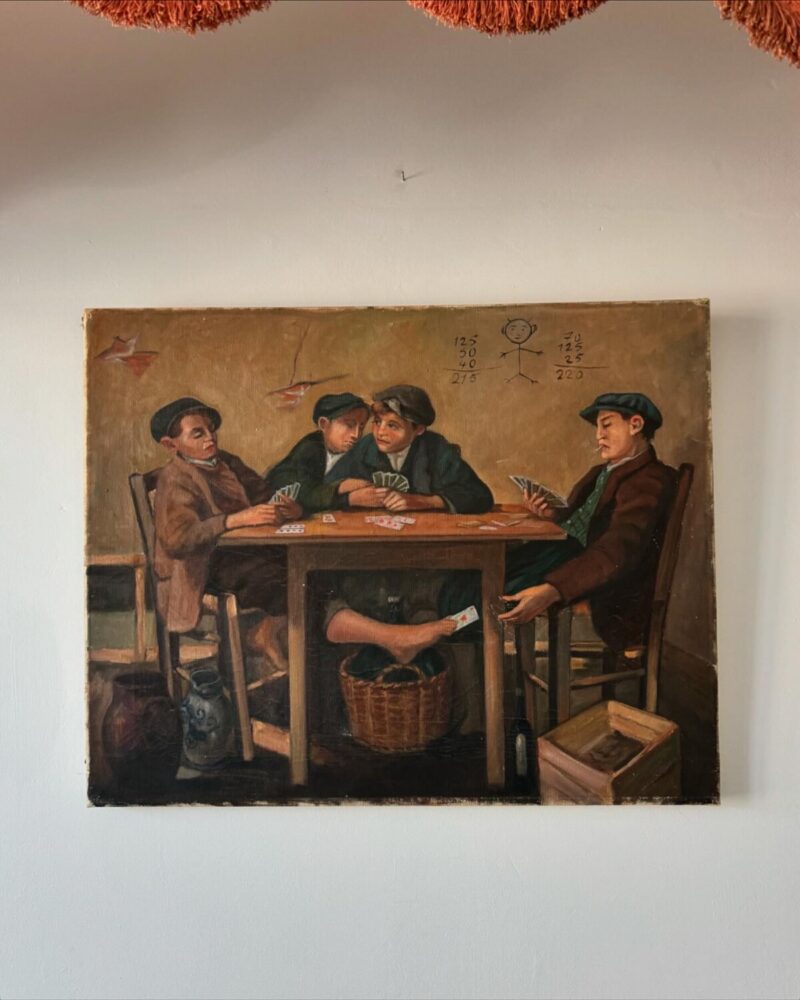 ‘The Cheats’ Oil Painting - Image 11