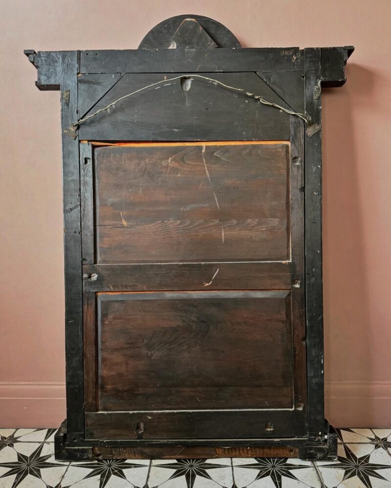 Victorian Black & Gilt Wall Mirror - Image 11