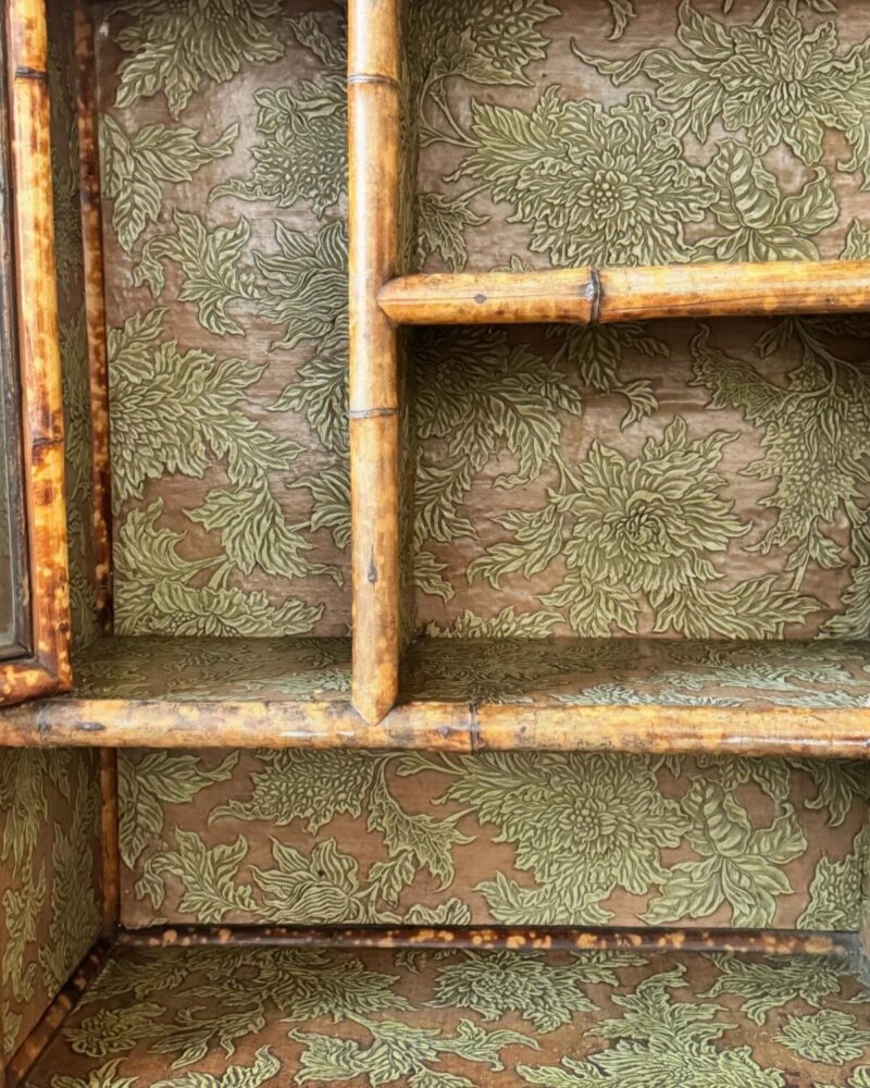 Victorian Chinoiserie Bamboo Cabinet - Image 11