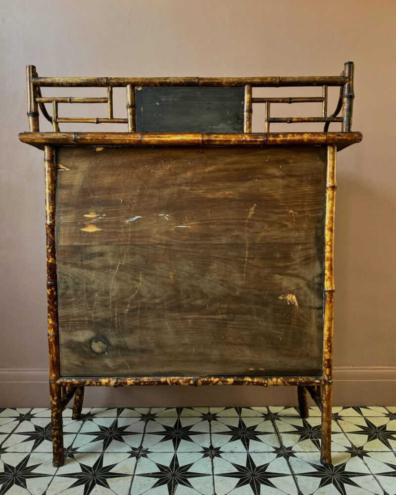 Victorian Chinoiserie Bamboo Cabinet - Image 14