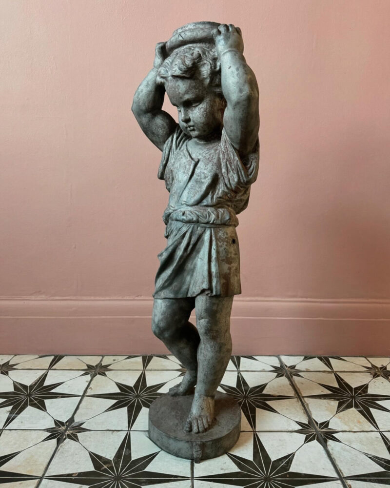 Cast Putti Statue - Image 3