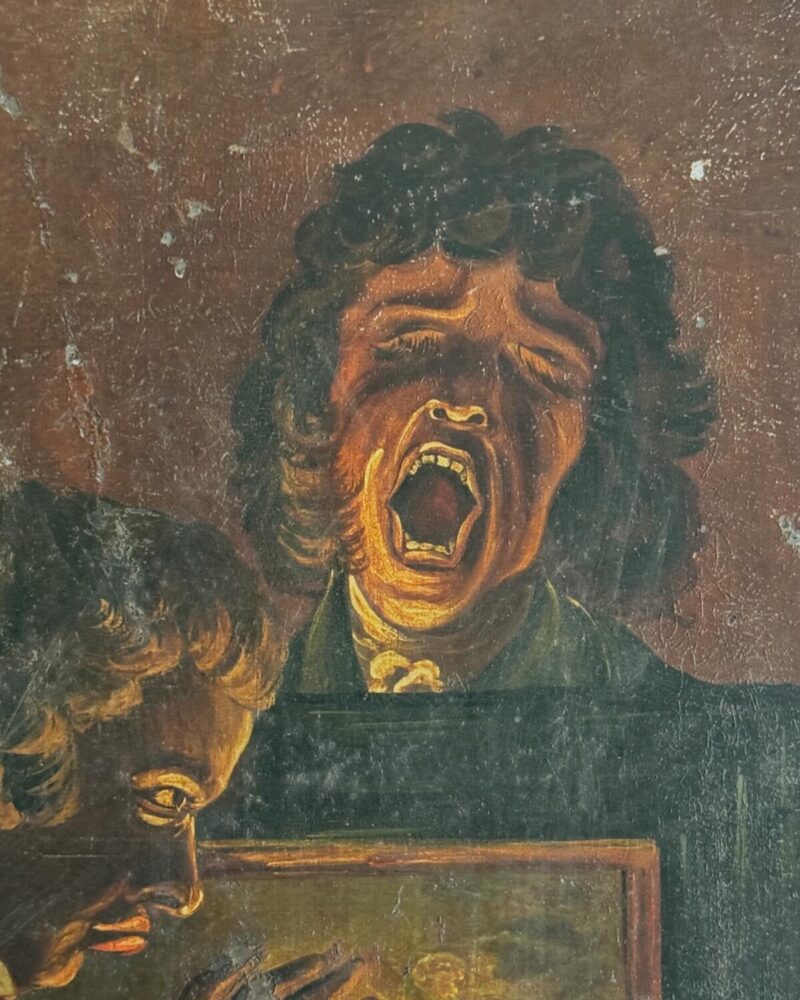 ‘The Connoisseur’ Antique Oil Painting - Image 9