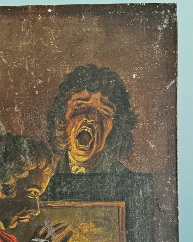 ‘The Connoisseur’ Antique Oil Painting - Image 3