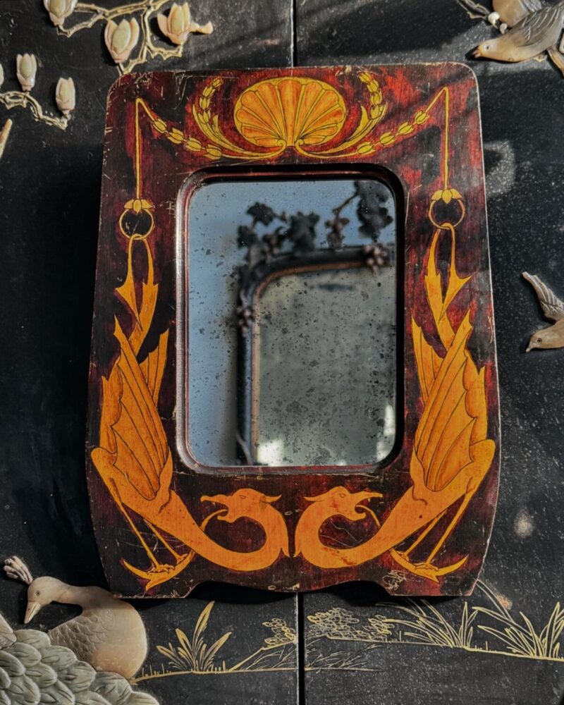 Arts & Crafts Dragon Mirror