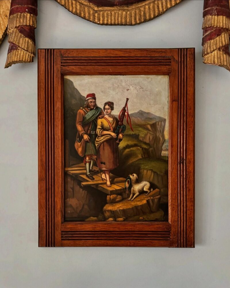 The Blind Piper Oil Painting