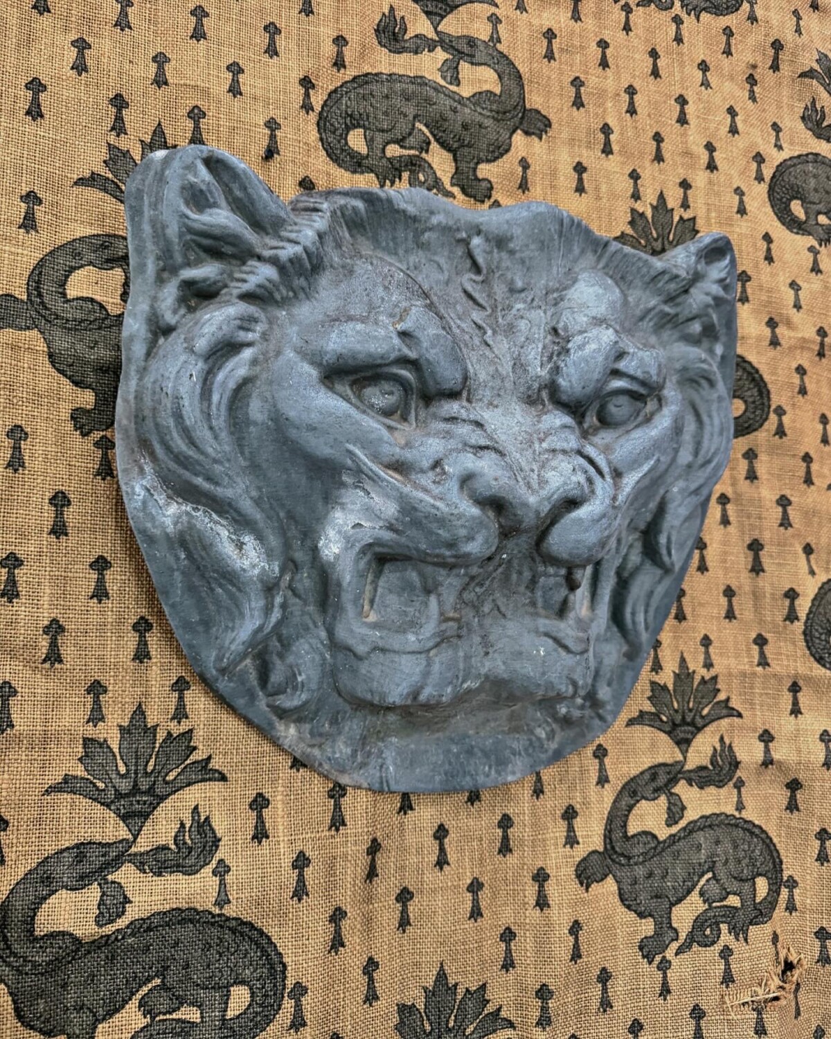 Large Zinc Lions Head - Image 3