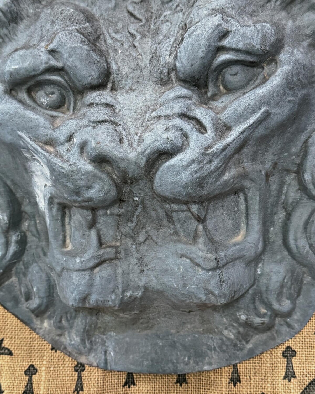Large Zinc Lions Head - Image 5