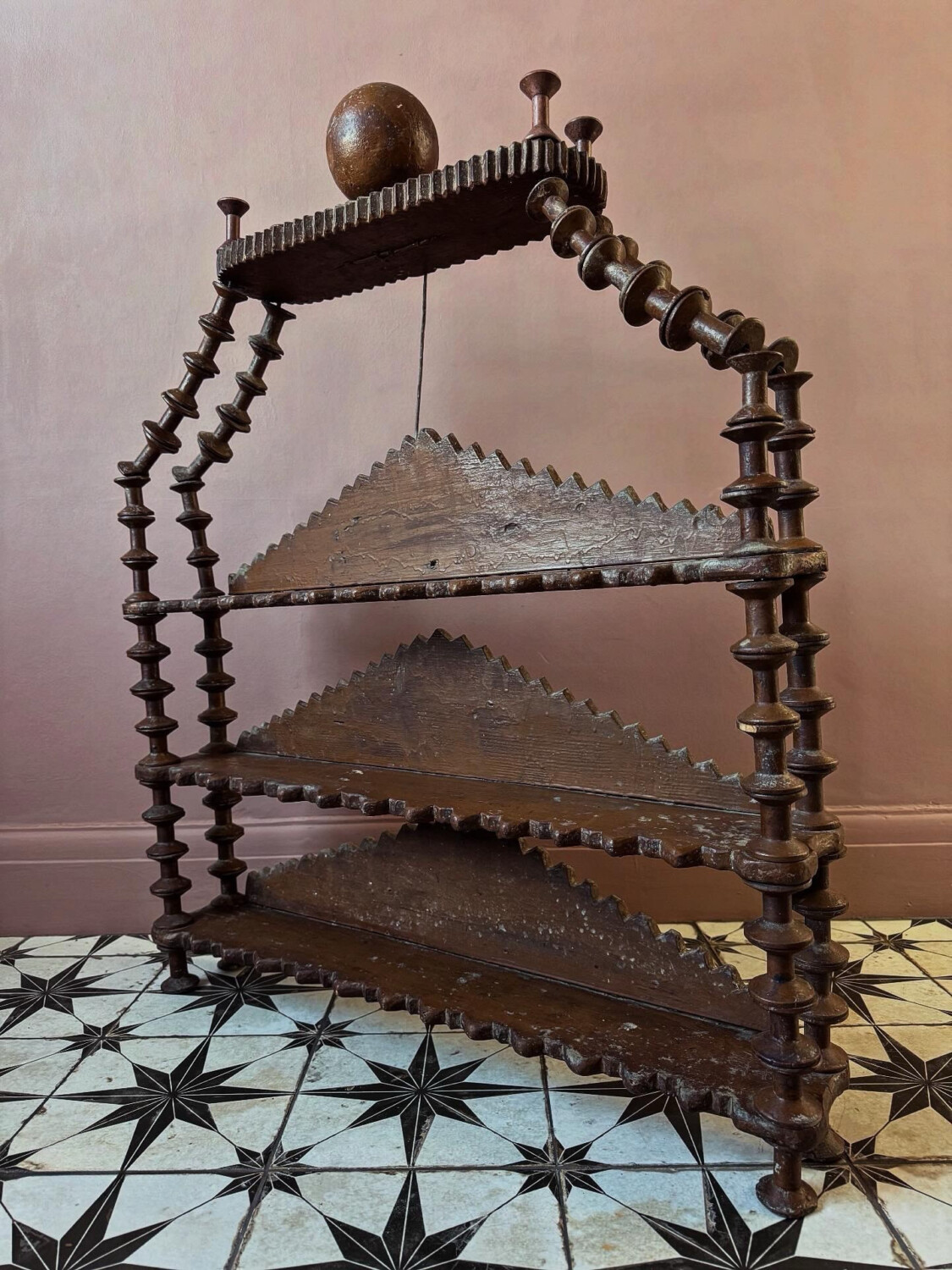 French Spool Wall Shelves - Image 9