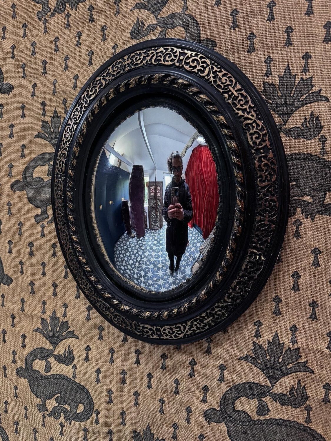 Victorian Convex Mirror - Image 2