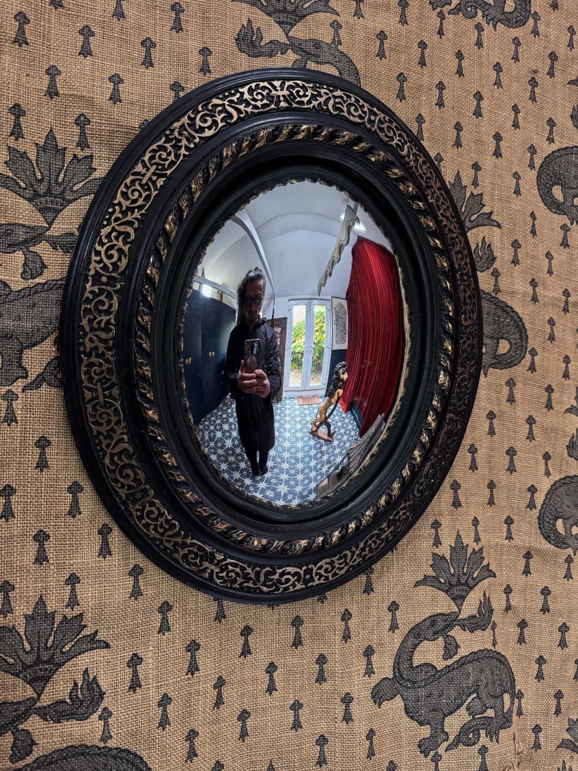 Victorian Convex Mirror - Image 5