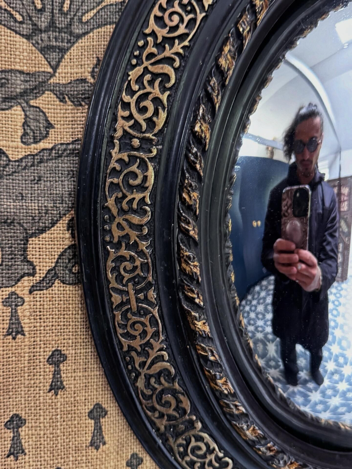 Victorian Convex Mirror - Image 7