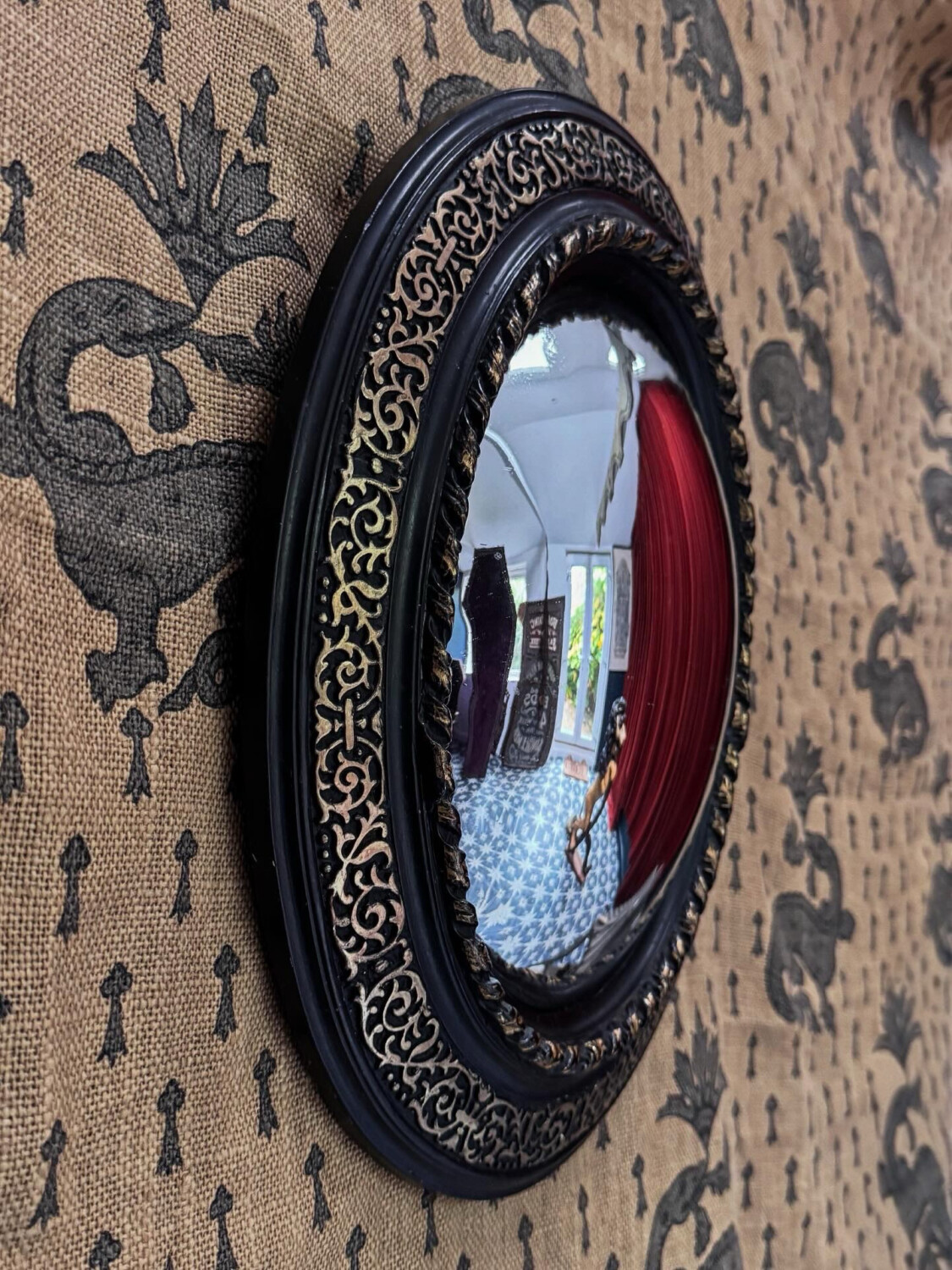 Victorian Convex Mirror - Image 8