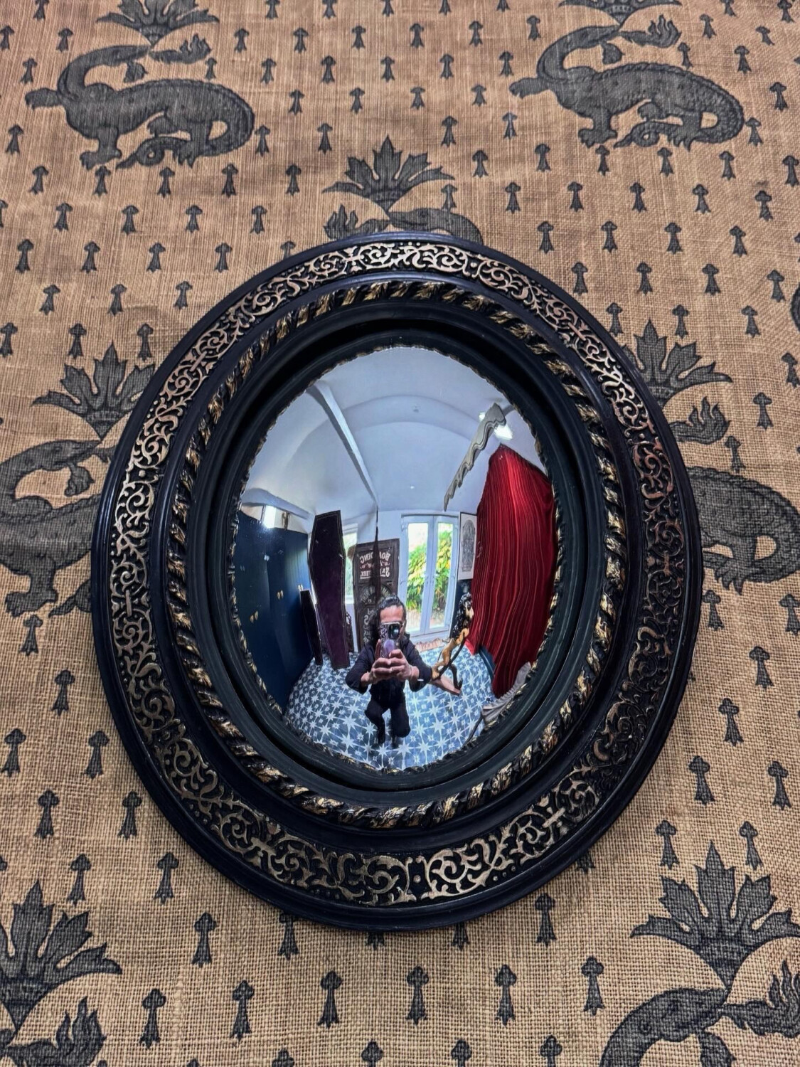 Victorian Convex Mirror - Image 13